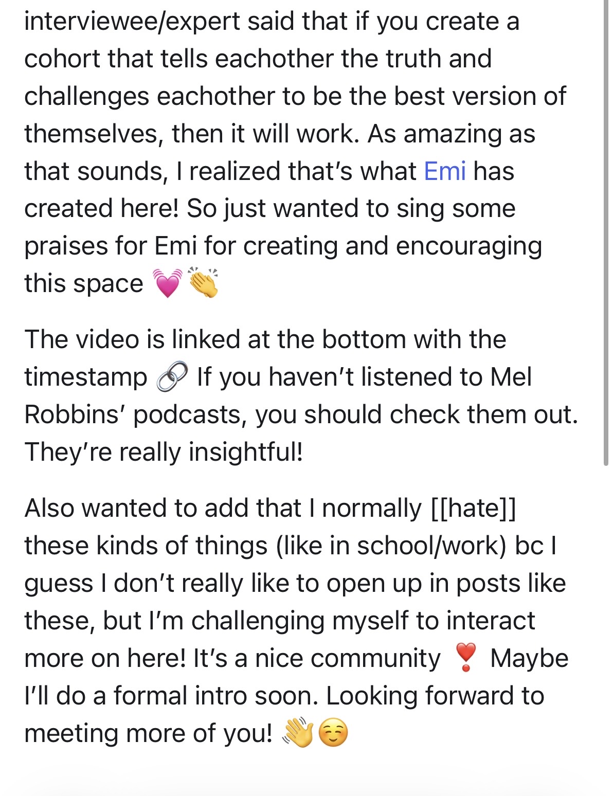 her boundless circle testimonial